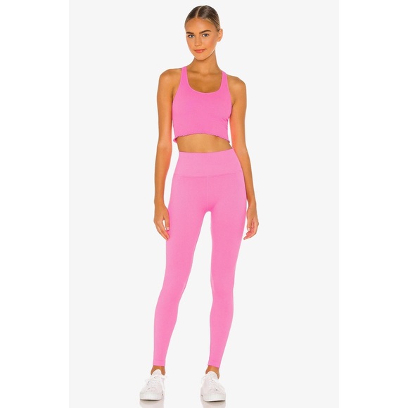 ❌SOLD❌ Spiritual Gangster Amor Crop Tank in Hibiscus - Picture 4 of 9